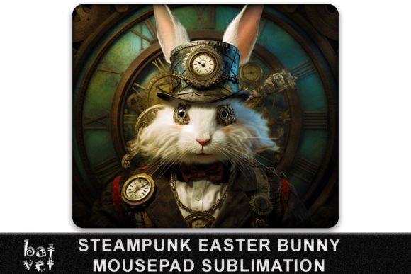 Download Steampunk Easter Mouse Pad Design Print - Easter mouse pad Collection