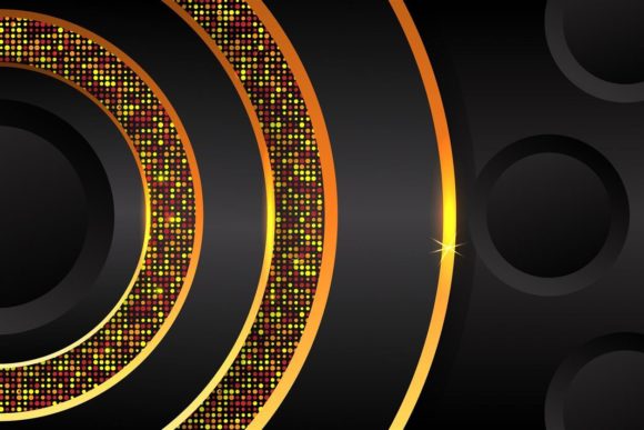 Download Abstract Background Ellipse Black Bronze - Background Collection