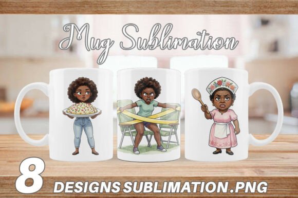 Download Humorous Cookout Watercolor Mug Wrap - Mug wrap Collection
