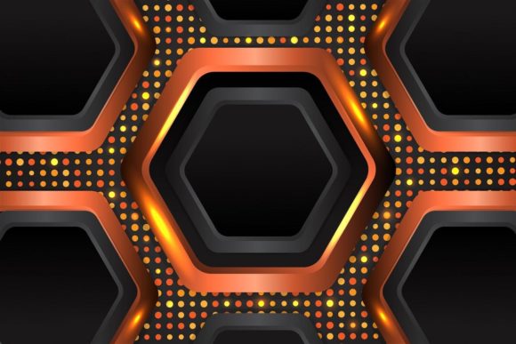 Download Abstract Background Bronze Polygon Shape - Background Collection