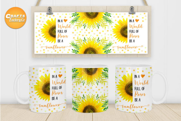 Download Sunflower Mug Sublimation. - Premium Resources
