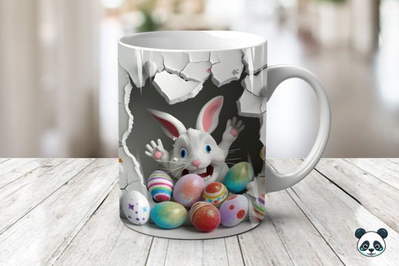 Download Easter Bunny 3D Mug Wrap Sublimation - Mug wrap Collection